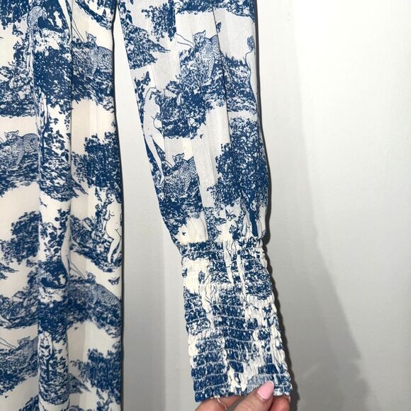 Reformation Lindero Dress - Pastoral Print 8 - Picture 9 of 13